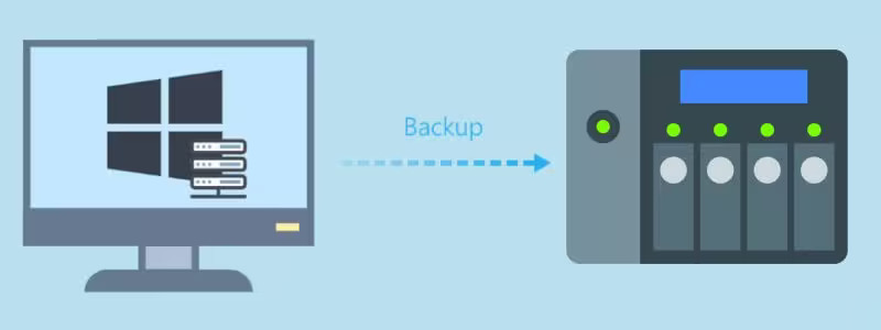 Windows server backup till NAS